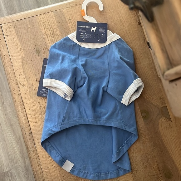 2 Two “Life Is Good” Dog T-shirts NWT Size Small Unisex Daisy Nature - Picture 4 of 8